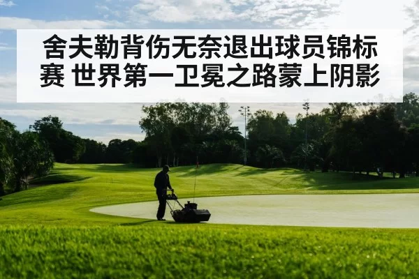 舍夫勒背伤无奈退出球员锦标赛 世界第一卫冕之路蒙上阴影